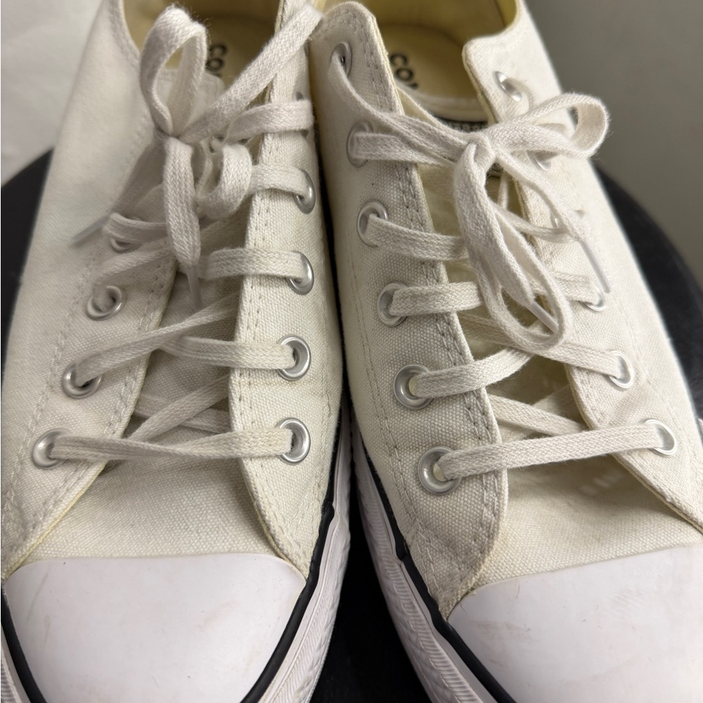Converse All Star White Canvas Shoes